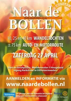 Wandeltip: Naar de Bollen op 27 april 2019