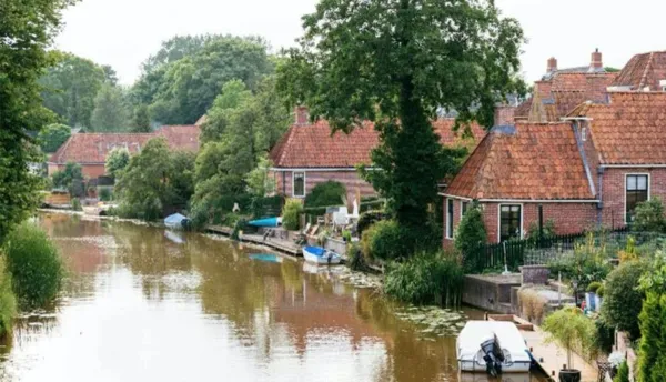 Winsum dat door de ANWB is verkozen tot het mooiste dorp van Nederland.
