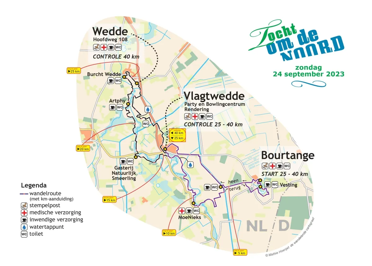 Route 2023 zondag