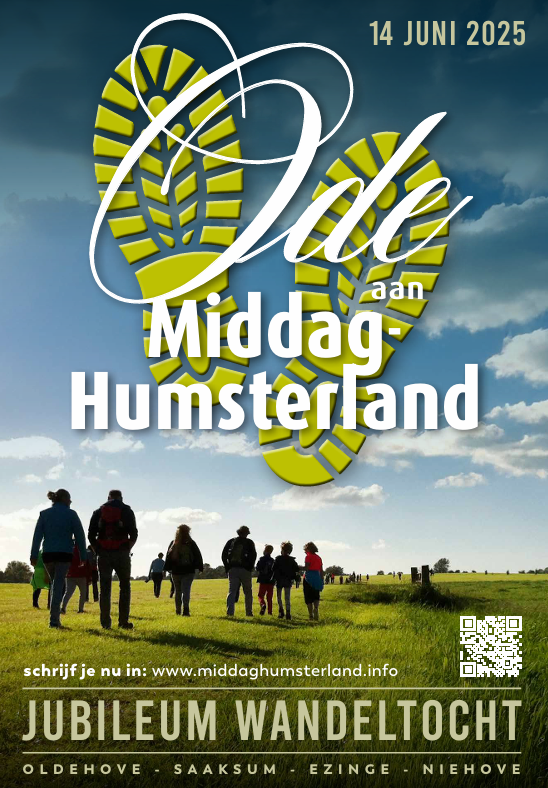 Middag Humsterland Jubileum Wandeltocht