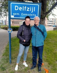 Vader en dochter Hofstee Verhalen Bevrijdingstocht Groningen